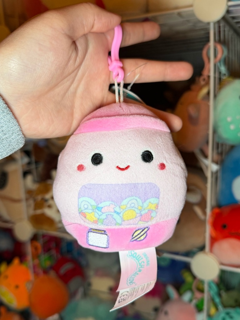 Squishmallows Squishmallow Maline the Capsule Machine 3.5" Stuffed Plush Clip